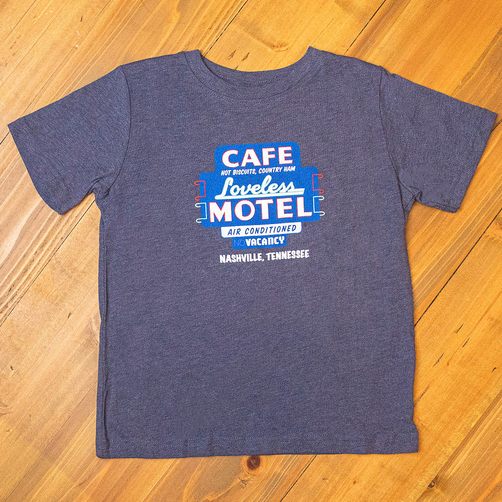 Motel Sign Tee - Navy - Image 3